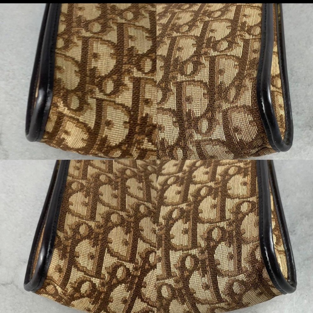 Dior Shoulder Bag, Trotter Pattern, Brown, Crossbody 20x27cm AB Condition - Picture 8 of 11